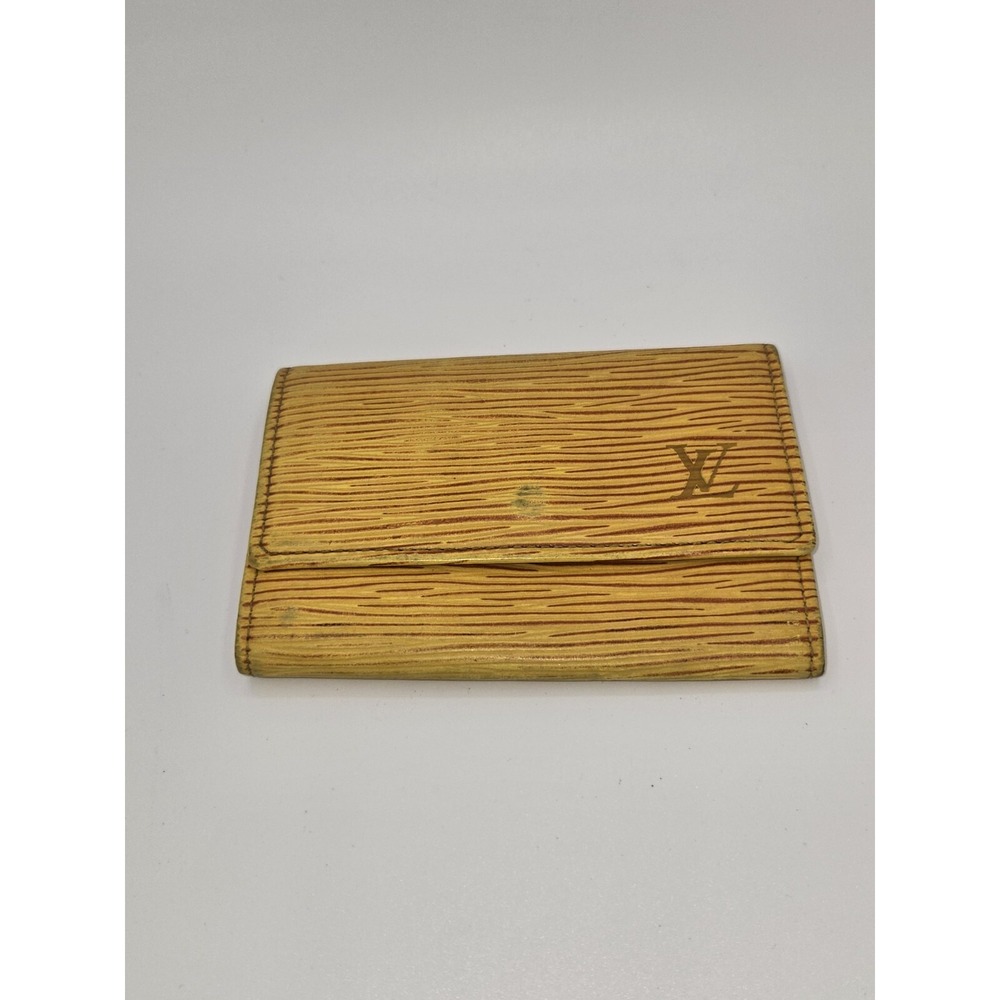 Louis Vuitton Vintage 6 Key Holder Yellow Epi Leather‎ MI0953